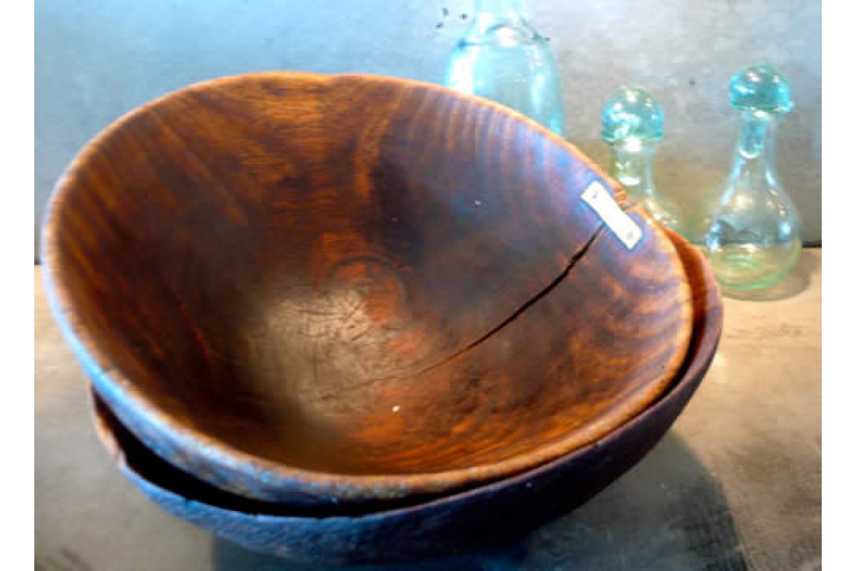 Hand carved Turkana bowls